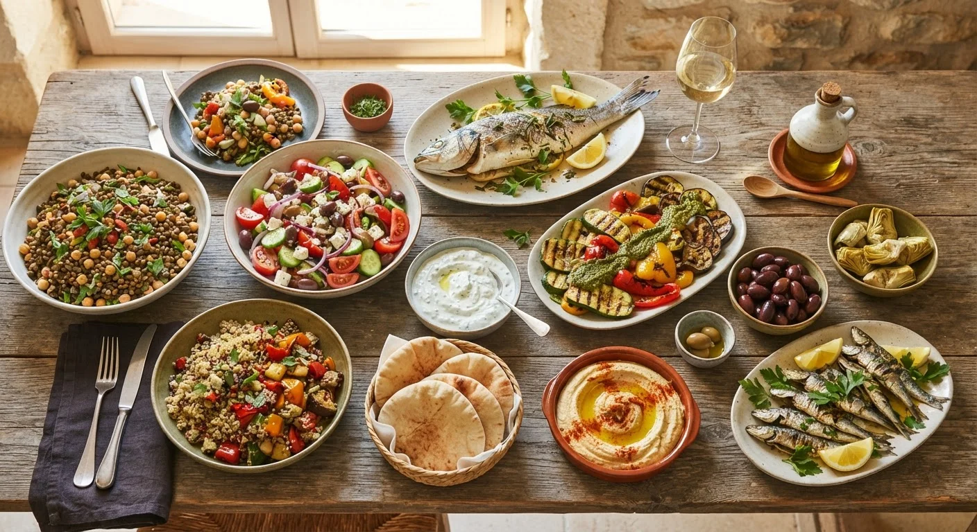 Mediterranean Eating Patterns vs. General Healthy Eating Advice for Older Adults