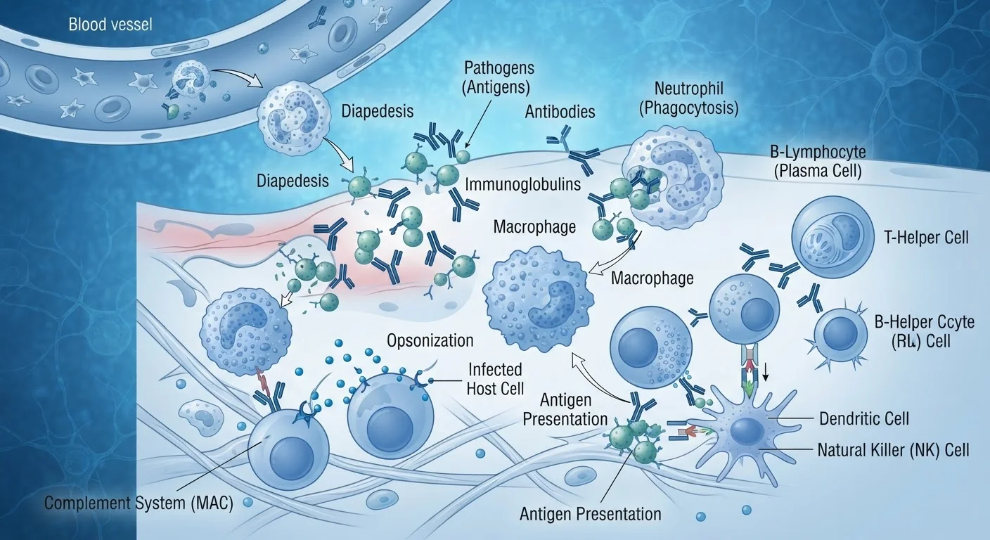 The Immune Response to Infection, Step by Step
