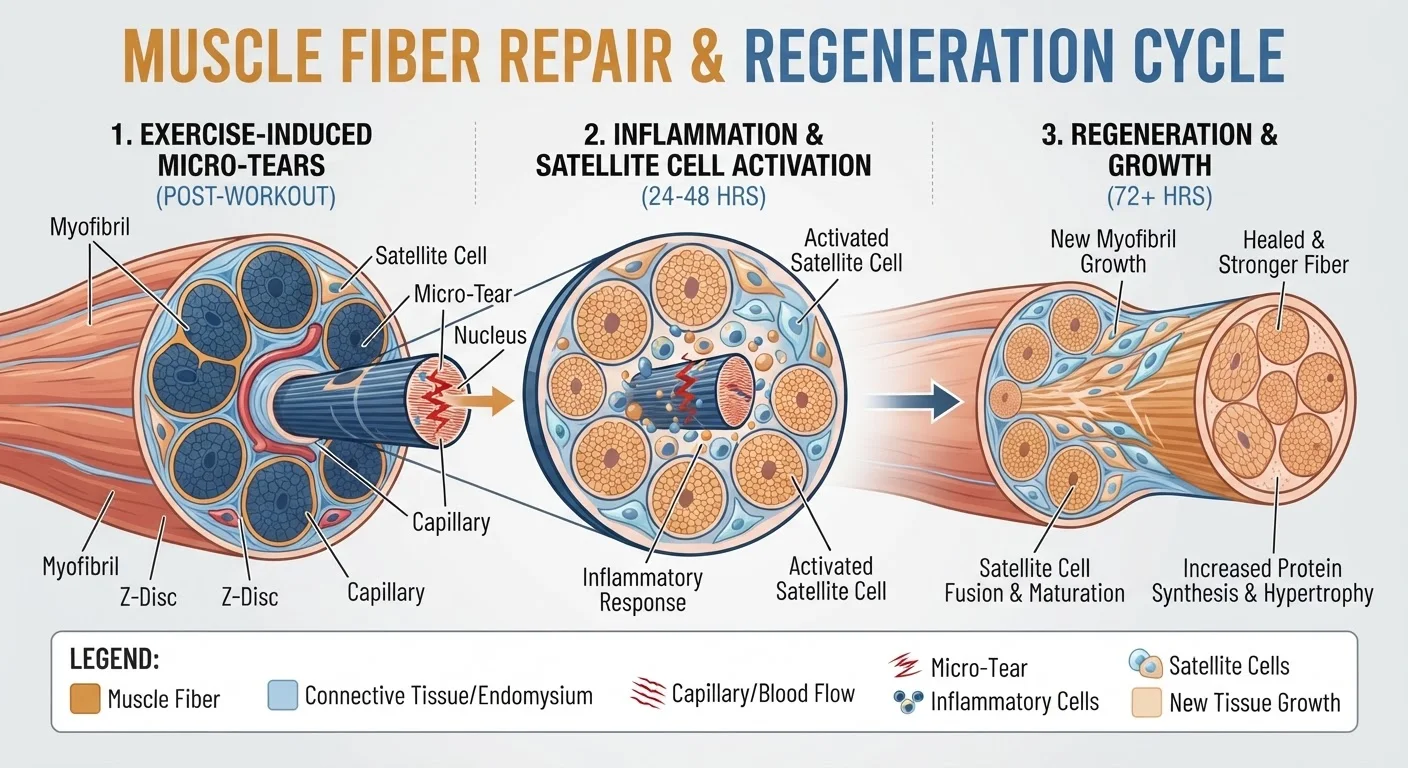 The Science of Muscle Repair After Exercise